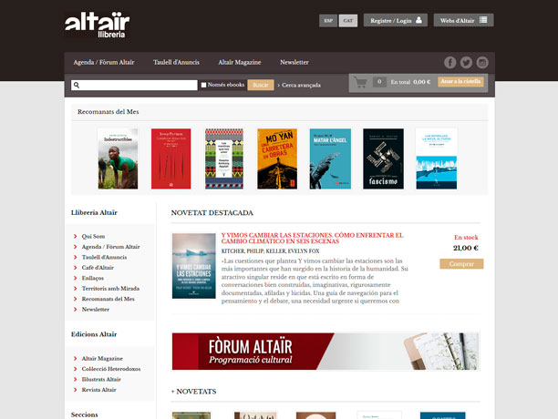 web altair libreria