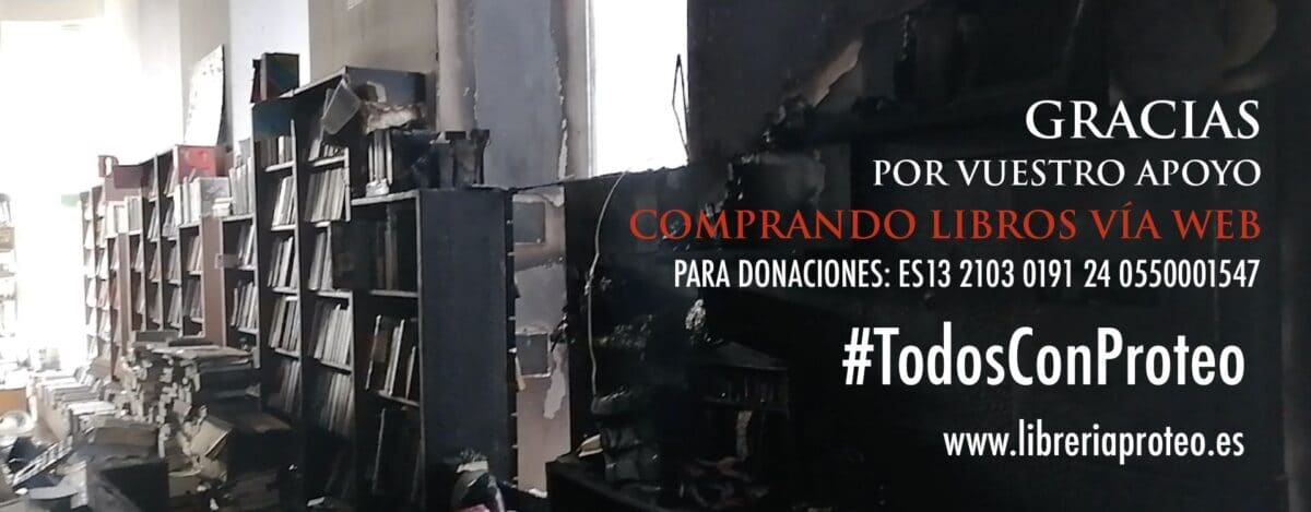 La Librería Proteo recibe una ola de solidaridad tras el incendio en sus instalaciones