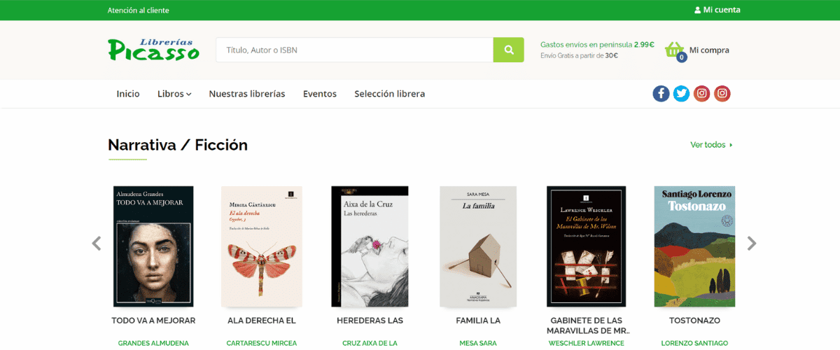 Weblib Librerías Picasso